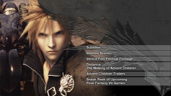 Main menu (disc 2)