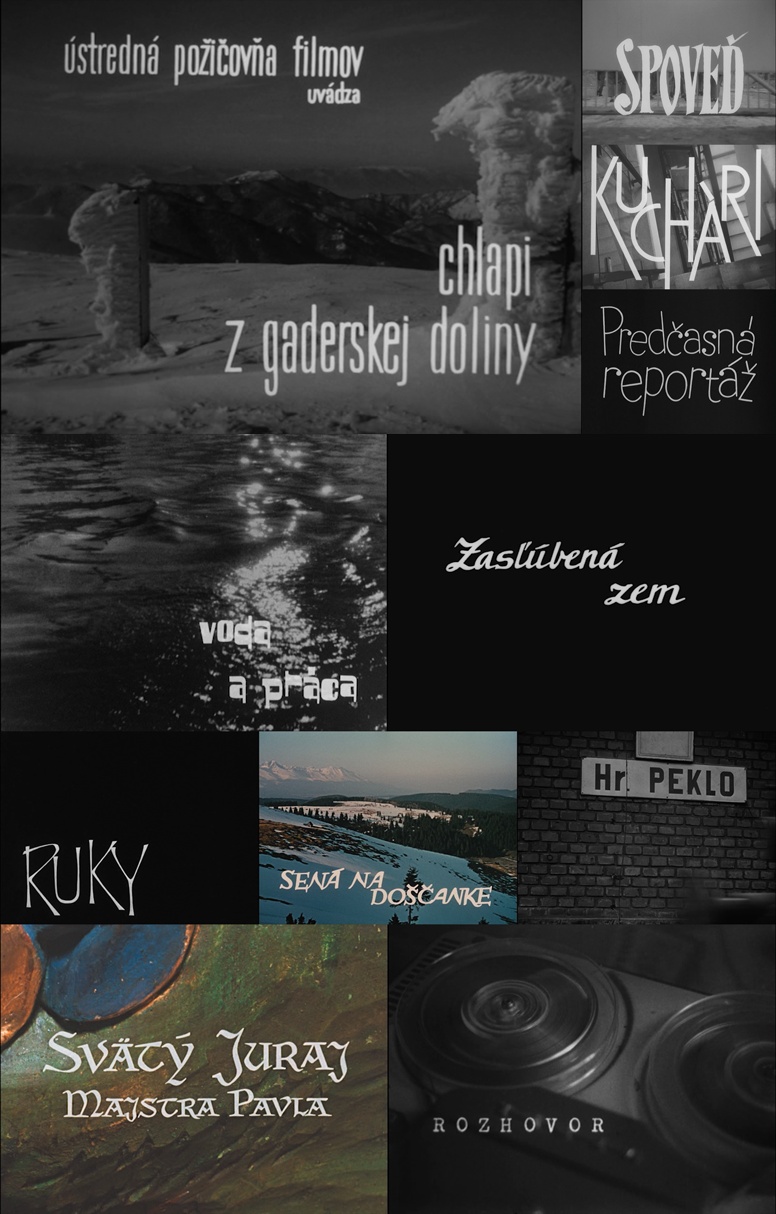 Slovak Film Institute (frame 314, 2378, 1247, 107, 14, 140, 131, 419, 566, 1682 & 113)